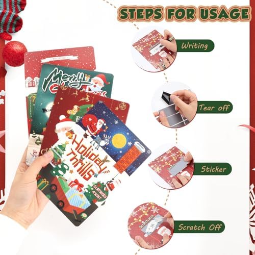 16 Christmas Scratch-Off Cards for Fun and Surprise