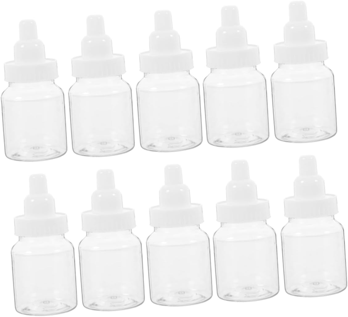 KOMBIUDA 10pcs Shower Candy Containers Bottle Party Favors