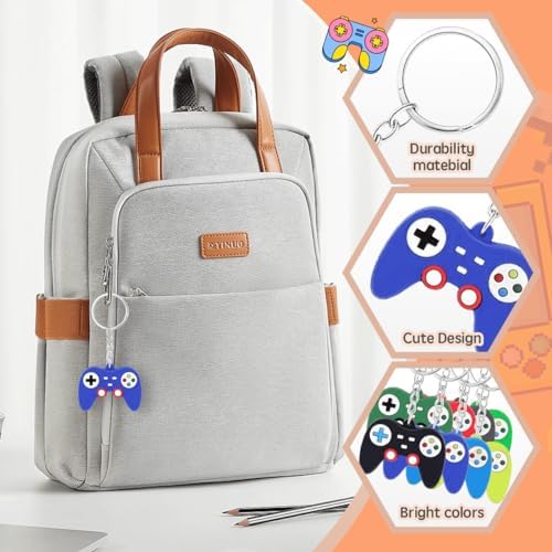 24PCS Video Game Party Favors Mini Game Controller Keychains