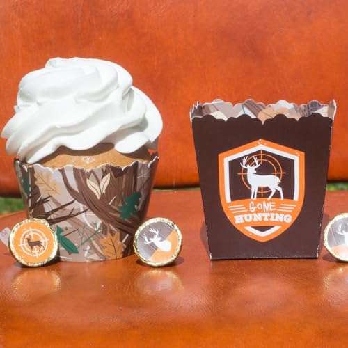 Big Dot of Happiness Gone Hunting Mini Candy Boxes Set of 12