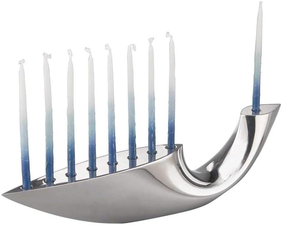 Nambe Illume Menorah 9 Branches 14-Inch Metal Alloy