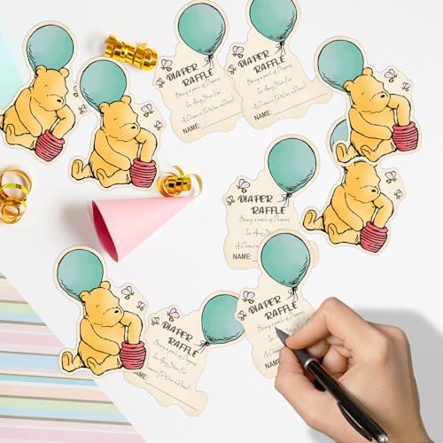 Winnie the Pooh Baby Shower Decorations 50 Pcs
