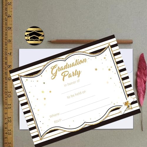 Omgouue Graduation Party Invitations 32Ct