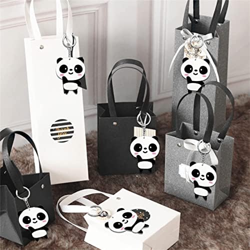 20 Pack Cute Panda Keychains Party Favors for Panda Themed Events