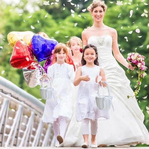 Wedding Flower Girl Baskets with Handle