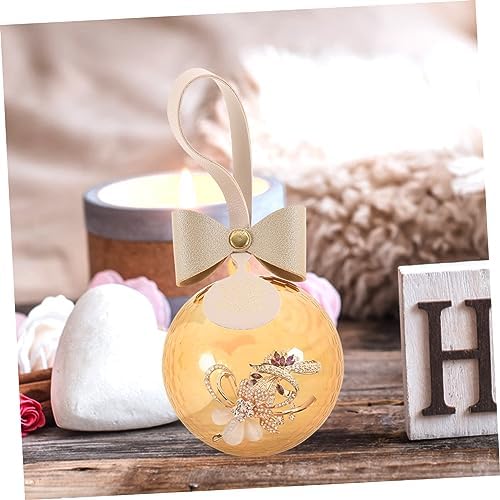 PRETYZOOM 4pcs Transparent Favor Boxes for Weddings and Parties