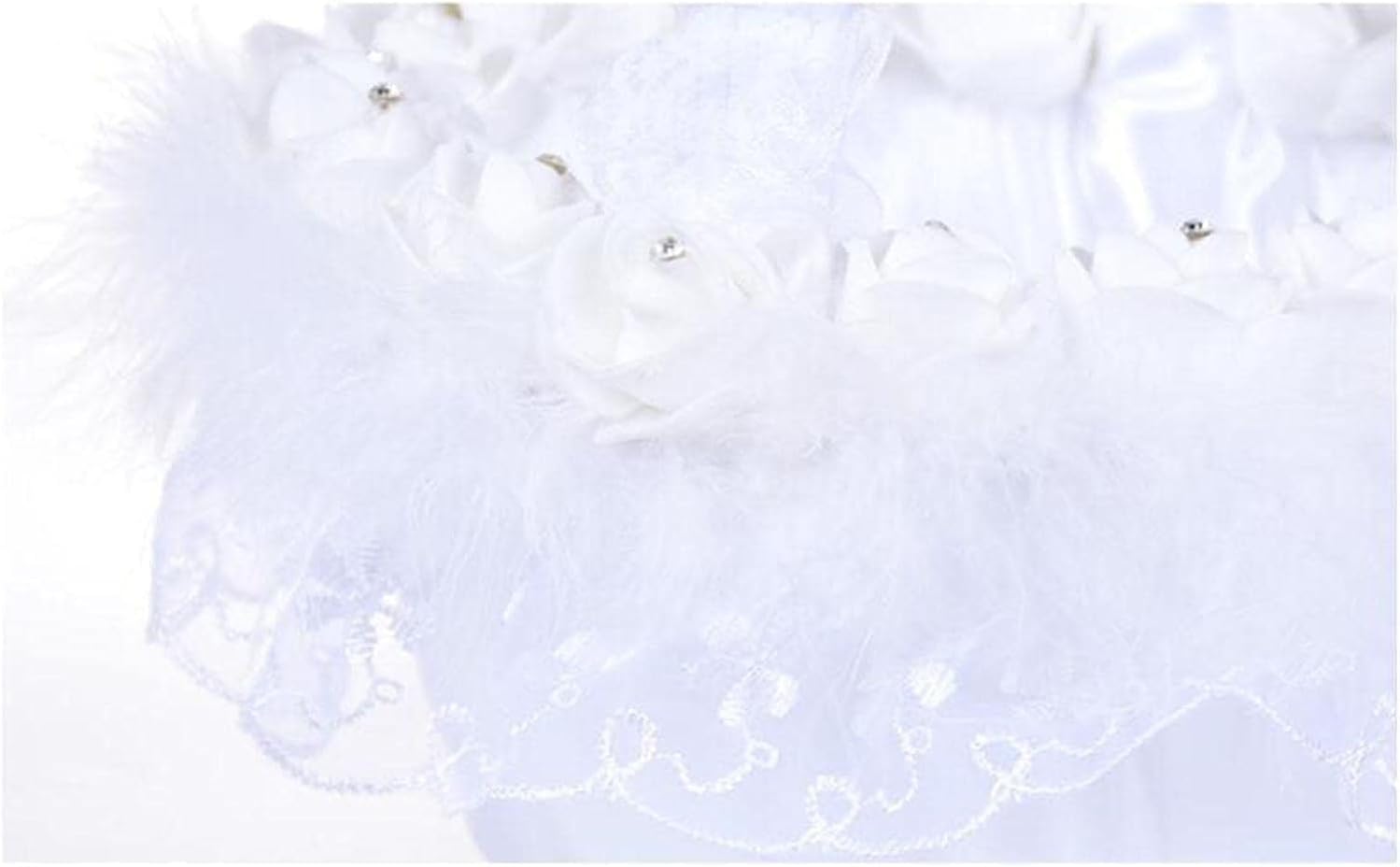 Wedding Flower Girl Basket White Candy Storage Basket
