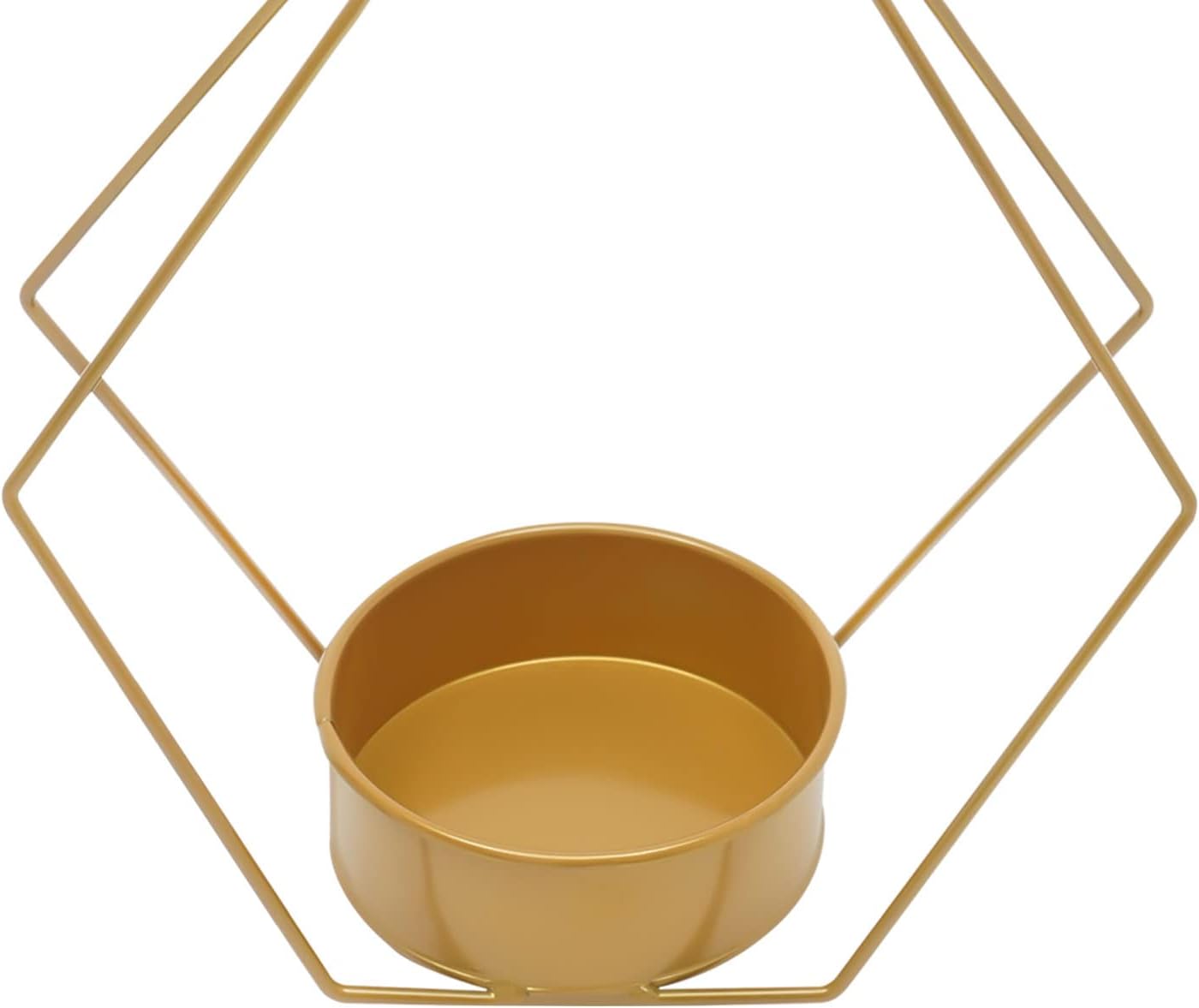 10pcs Metal Geometric Gold Centerpiece for Weddings