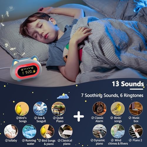 ANALOI Alarm Clock with Dual Alarm and Night Light