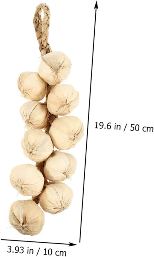 2Pcs Lifelike Artificial Garlic Strings Halloween Decor