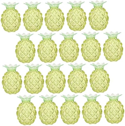 PRETYZOOM 20pc Pineapple Candy Boxes for Parties