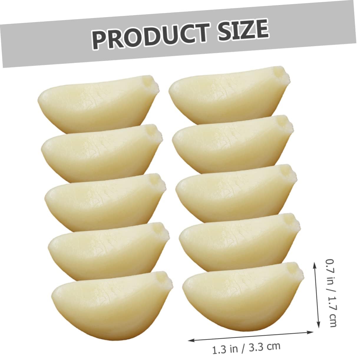 Realistic Fake Garlic Cloves Model for Photography Props