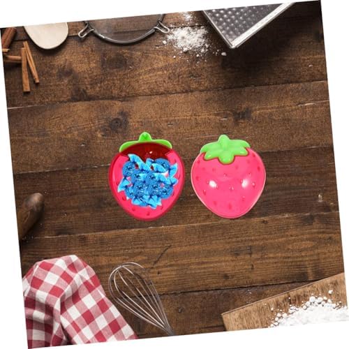 5pcs Mini Strawberry Shaped Candy Boxes for Party Favors