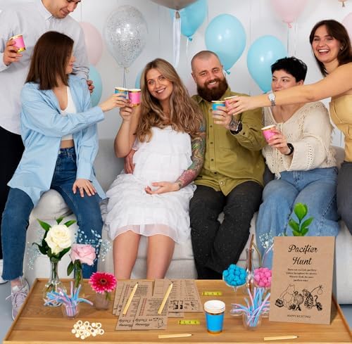 Winnie Baby Shower Game Set with 9 Activities
