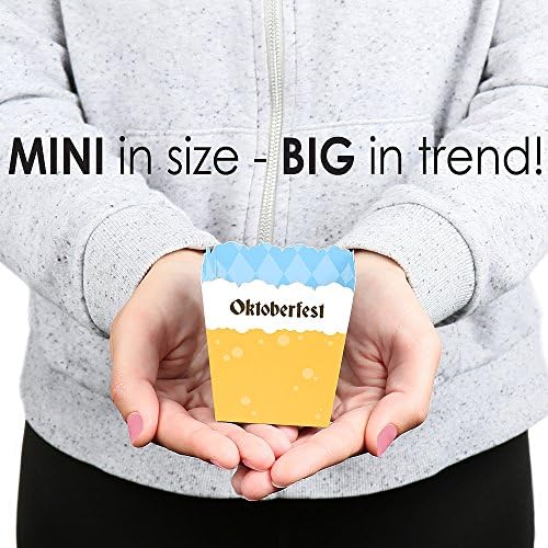 Big Dot of Happiness Oktoberfest Mini Favor Boxes - Set of 12