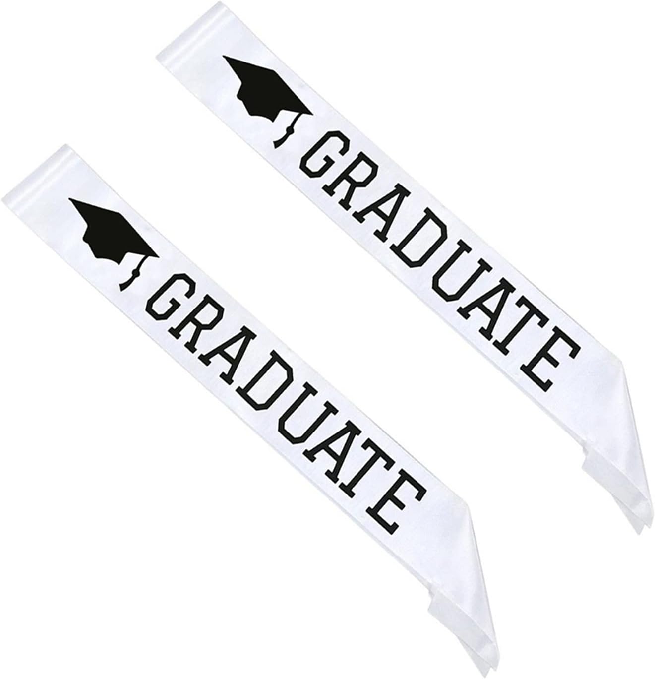 Dzrige 2 Pack Graduate Sash for Graduation Party Supplies