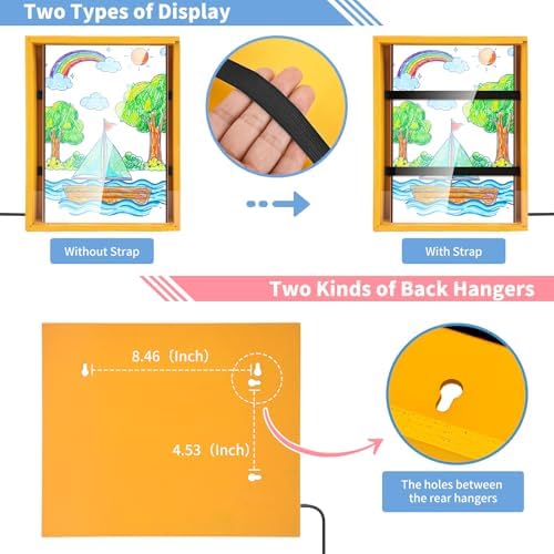 LED Lighted Shadow Box for Art Display and Storage