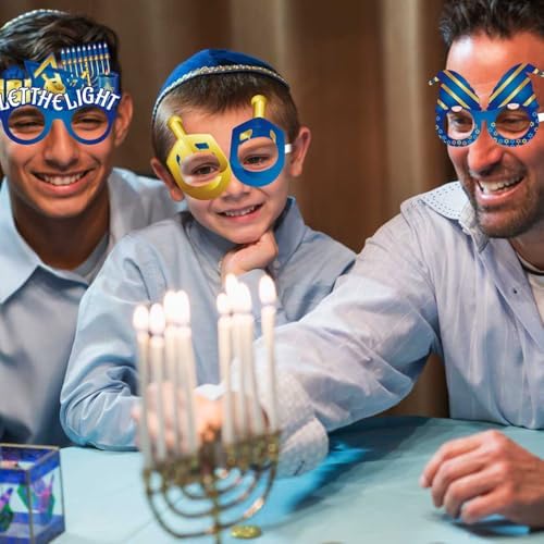 Happy Hanukkah Party Eyeglasses 9pcs Set