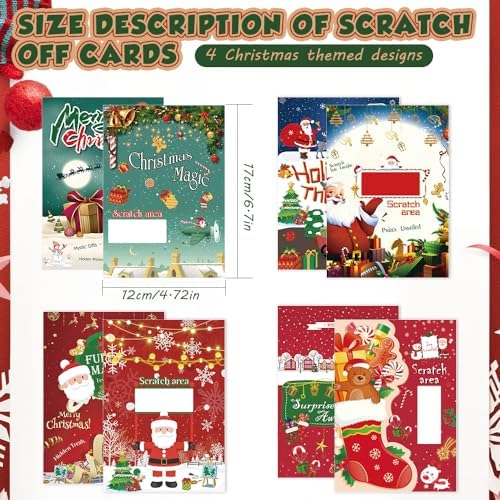 16 Christmas Scratch-Off Cards for Fun and Surprise