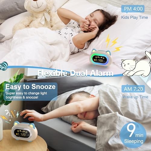 ANALOI Alarm Clock with Dual Alarm and Night Light