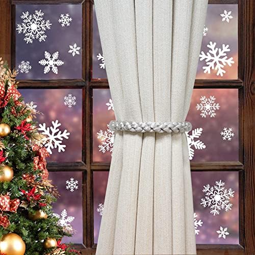 HIASTRA Curtain Tiebacks Ropes 2pcs Grey Handmade Holdbacks