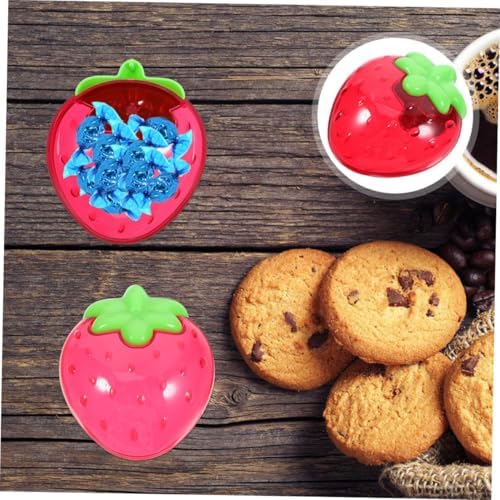 5pcs Mini Strawberry Shaped Candy Boxes for Party Favors