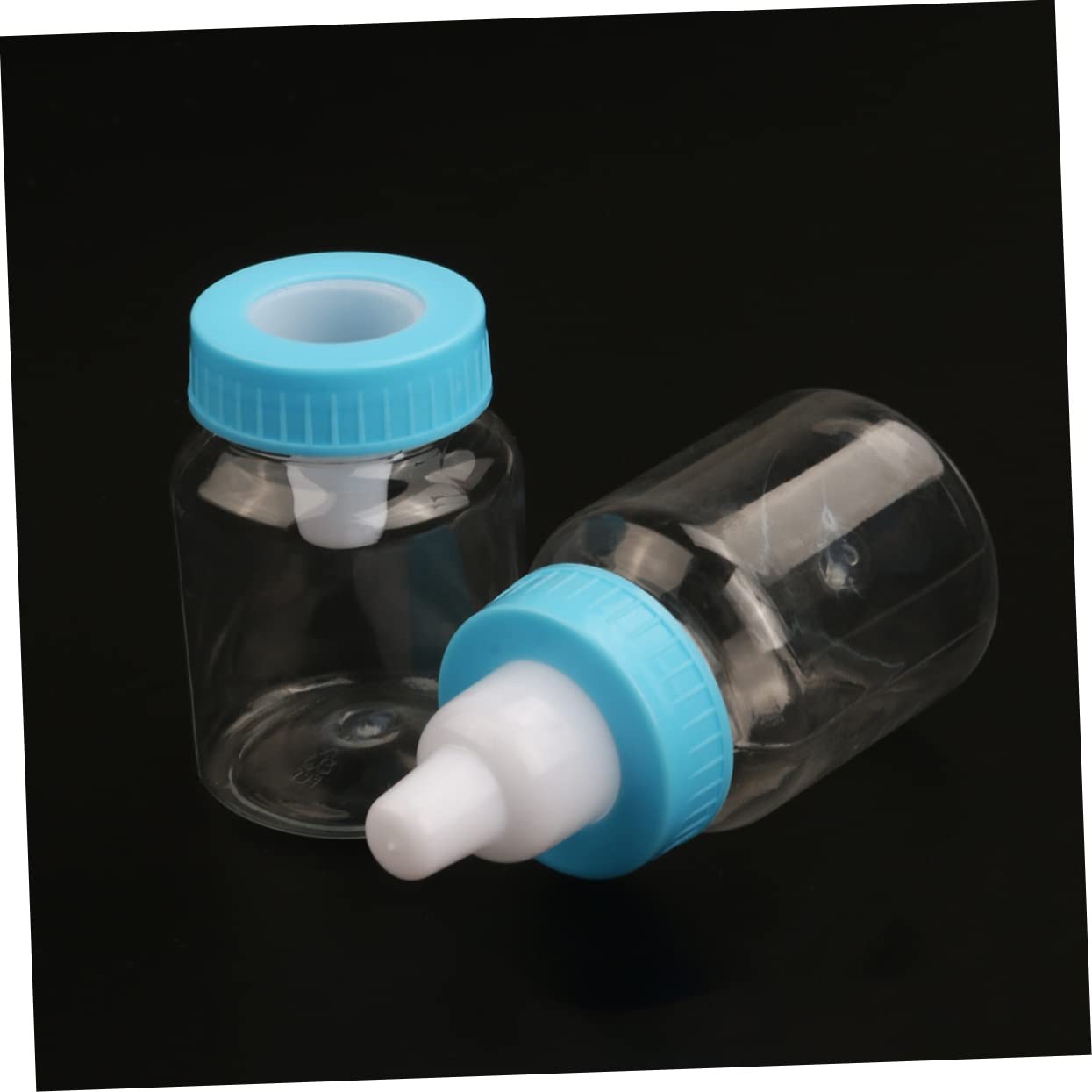 12pcs Blue Mini Candy Bottle Shower Favors