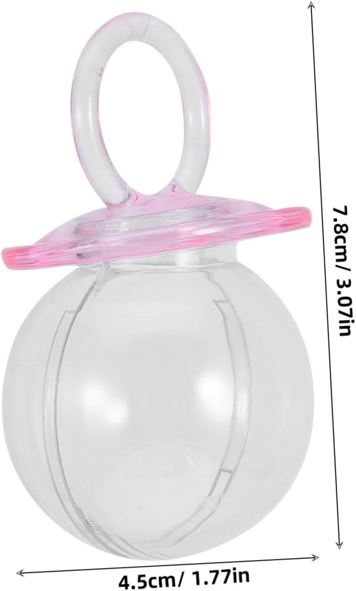 Unomor 20pcs Cute Pacifier Ring Candy Boxes for Party Favors