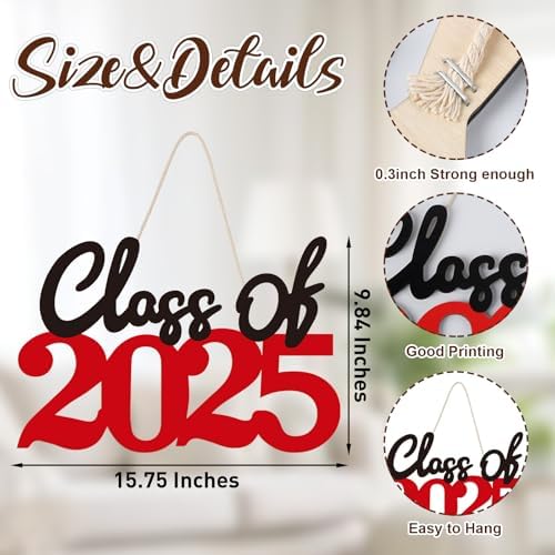 2025 Graduation Wooden Sign Decor