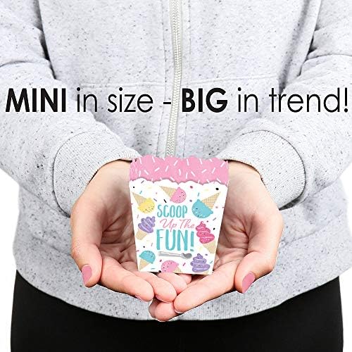 Big Dot of Happiness Ice Cream Party Favor Boxes Set of 12
