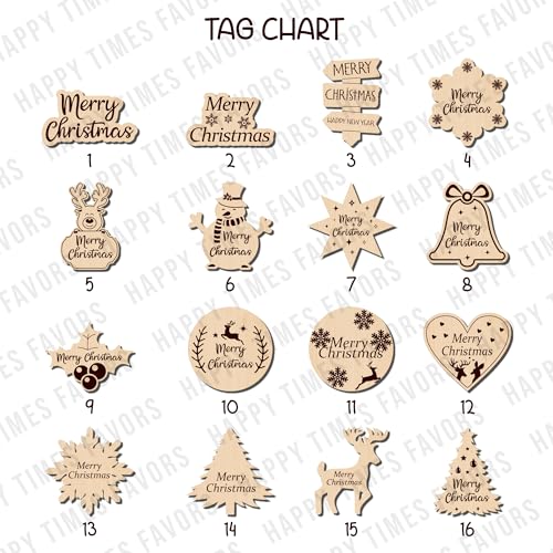 Happy Times Favors Christmas Candle Holders Set of 10