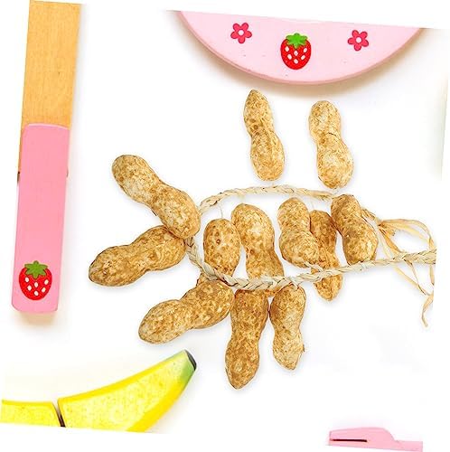 5pcs Realistic Faux Peanut String Decor Photo Props