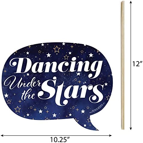 Big Dot of Happiness Funny Starry Skies Photo Booth Props Kit - 10 Piece
