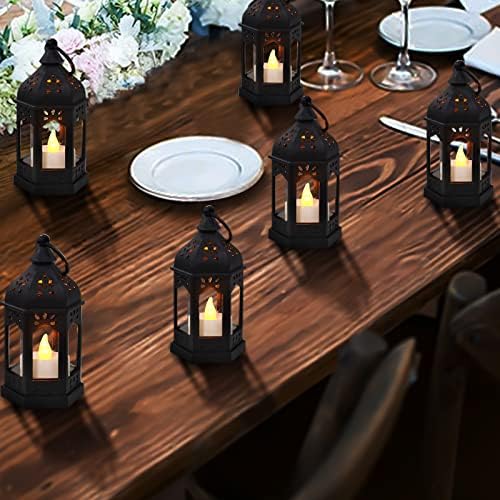 SHYMERY Decorative Candle Lantern Set of 6
