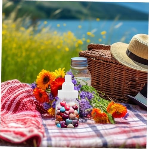 Unomor 10pcs Clear Candy Bottles Shower Favor Boxes