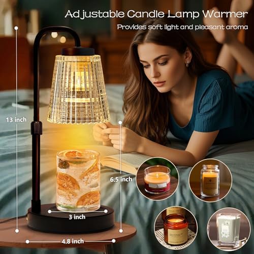 Adjustable Candle Warmer Lamp with Timer