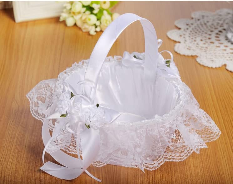 2 PCS Creative Handheld Wedding Flower Baskets for Girls and Kids