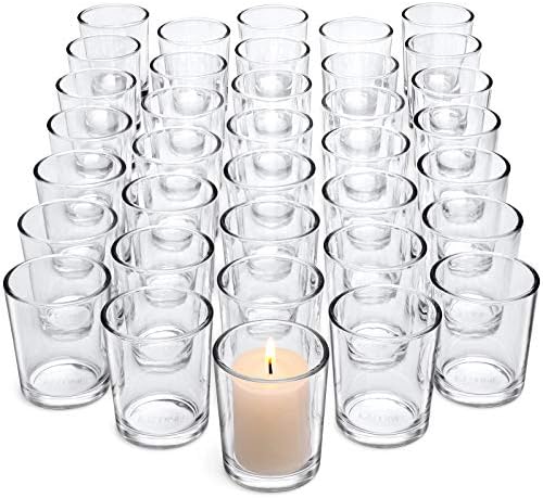 Letine 36-Pack Clear Votive Candle Holders