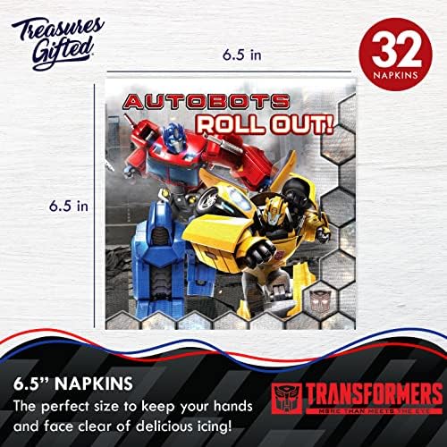 Transformers Napkins - 32 Count Party Decorations