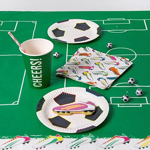 Talking Tables Soccer Plates Pack of 12
