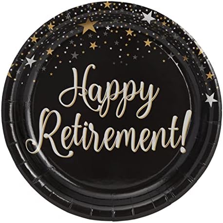 144-Piece Happy Retirement Party Supplies Set