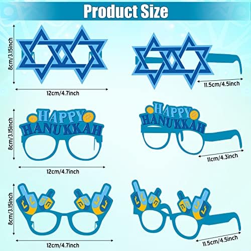 36 Pack Happy Hanukkah Party Eye Glasses Frame