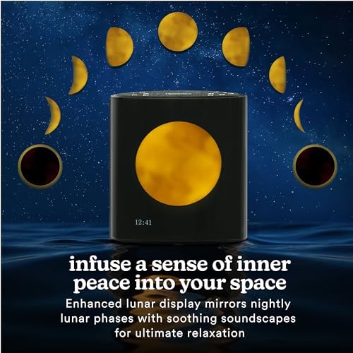 Homedics Sound Sleep Moon Dream Sound Machine and Alarm Clock with Bluetooth