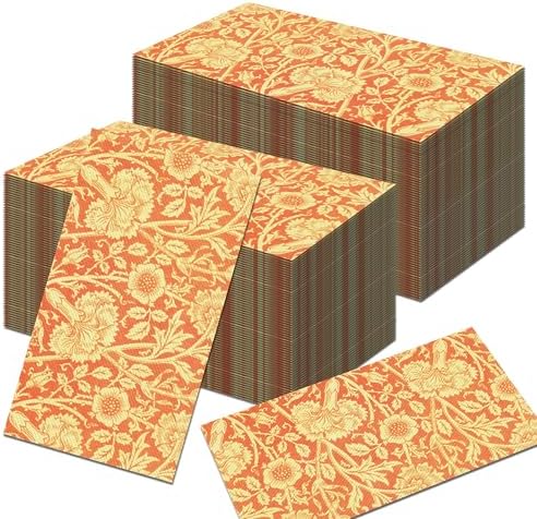 Vintage Floral Paper Napkins Set 80PCS