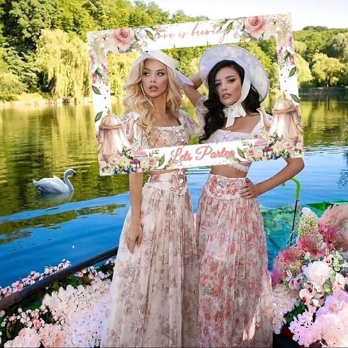 LaVenty Tea Party Photo Booth Props Frame