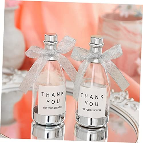 KOMBIUDA 10pcs Wedding Candy Boxes Mini Bottle Containers for Party Favors