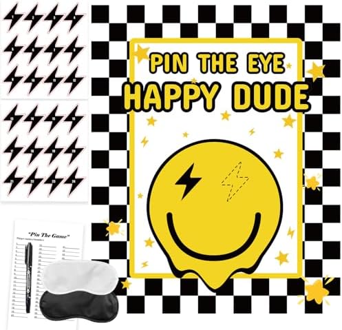 One Happy Dude Party Game with 24 Stickers