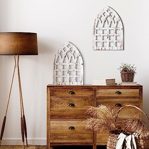 6 Pcs Rustic Window Frame Wall Decor Farmhouse Style