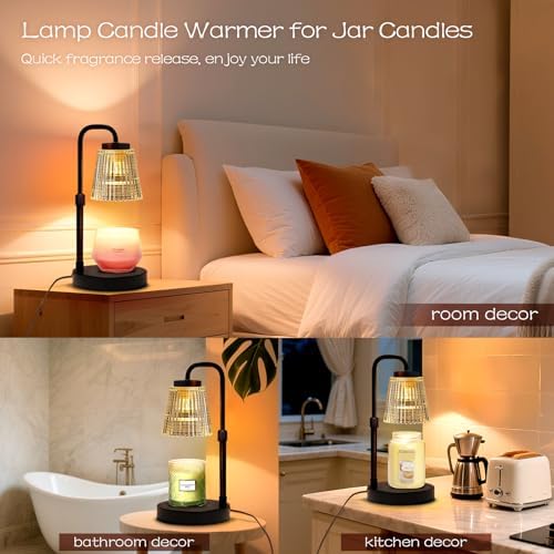 Adjustable Candle Warmer Lamp with Timer