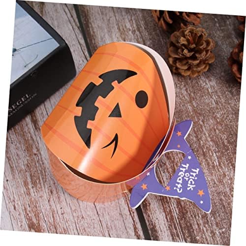10 Pack Halloween Treats Box Pumpkin Design